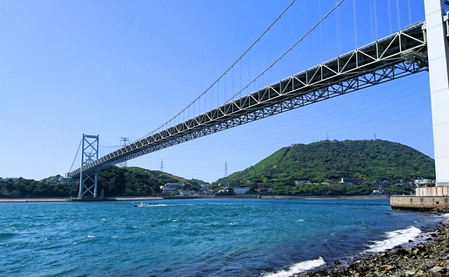 関門橋 関門海峡